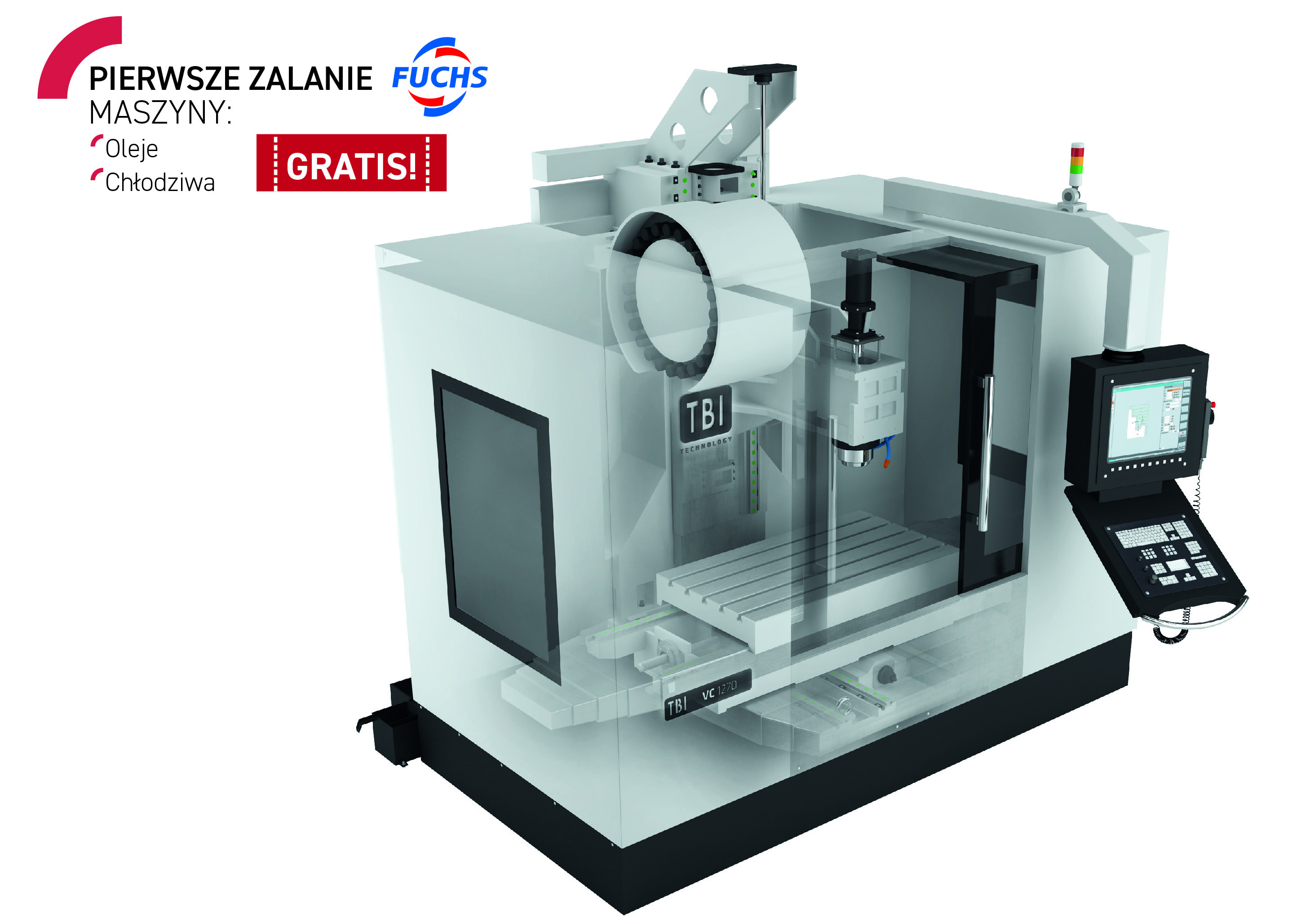 Pierwsze zalanie maszyny gratis